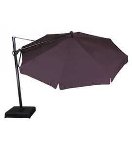 11' Octagon Cantilever Umbrella dark purple