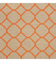 Sunbrella 24"X24" Square Throw Pillow - Integrated Indigo Orange shade
