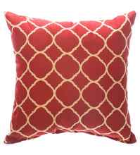 Sunbrella 18"X18" Square Throw Pillow - Accord II Crimson
