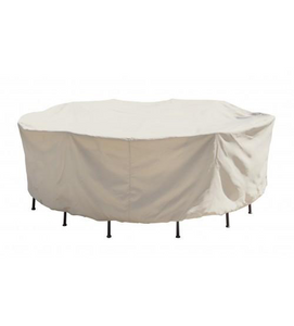 Treasure Garden Protective Furniture Cover - 54" Round Table And Chairs W/6 Ties, Elastic & Spring Cinch Lock