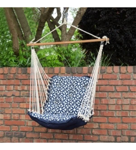 Tufted Single Swing Luxe Indigo The Patio Galaxy