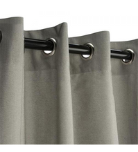 Sunbrella Outdoor Curtain With Nickel Grommets - Spectrum Dove