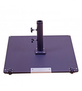 galtech patio umbrella wheel stand Galtech 95 LBS Square Commercial Umbrella Base W/ Wheels