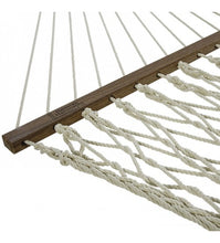 Deluxe Oatmeal Duracord Rope Hammock With Synthetic rope
