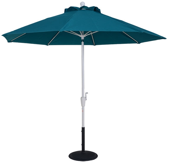 commercial 6 x 9 patio umbrella 9'ft Push Button Tilt Sunbrella Double Wind Vents in solar panel 9' Commercial Logo Fiberglass Market