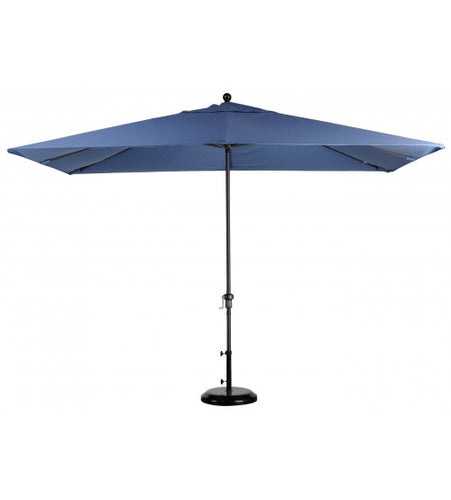 BLUE 11x8' Rectangular Market Umbrella - Sunbrella