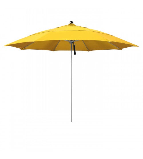 beach patio umbrella steel ribs Allure Series 11' Octagon Fiberglass Ribs With Stainless Steel Pole – The  Patio Galaxy