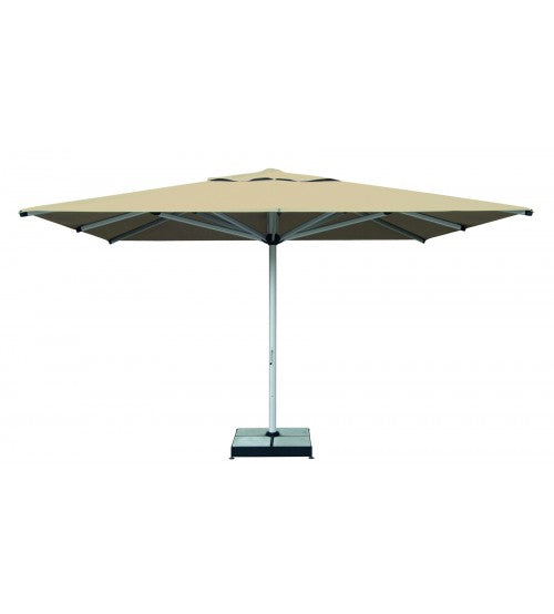 4 square patio umbrella Shademaker Astral-TC 16'4" Square Commercial Umbrella Eggshell