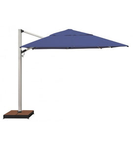 Shademaker 11'5" Square Polaris Cantilever Navy Blue Umbrella