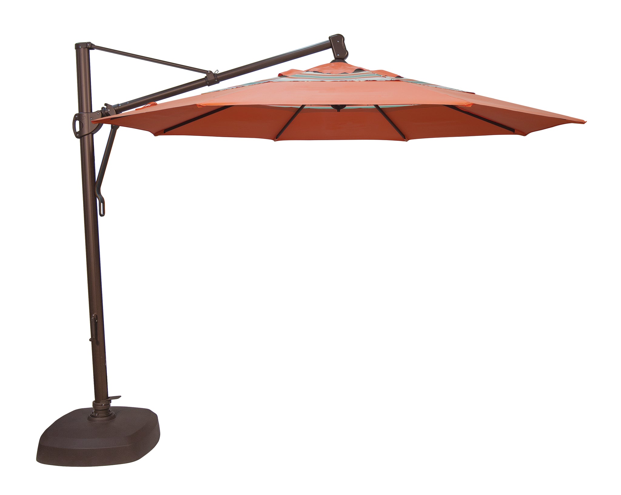 ace evert patio umbrella Treasure Garden 11' Octagon Cantilever Umbrella