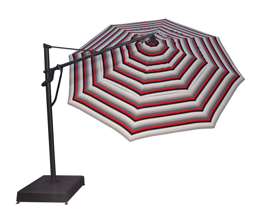 Treasure Garden 11' Octagon Cantilever Umbrella - AKZ PLUS- O'bravia Fabric (Polyester)