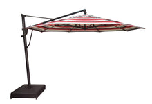 Treasure Garden 13' AKZ Octagon Cantilever Umbrella with stand side view