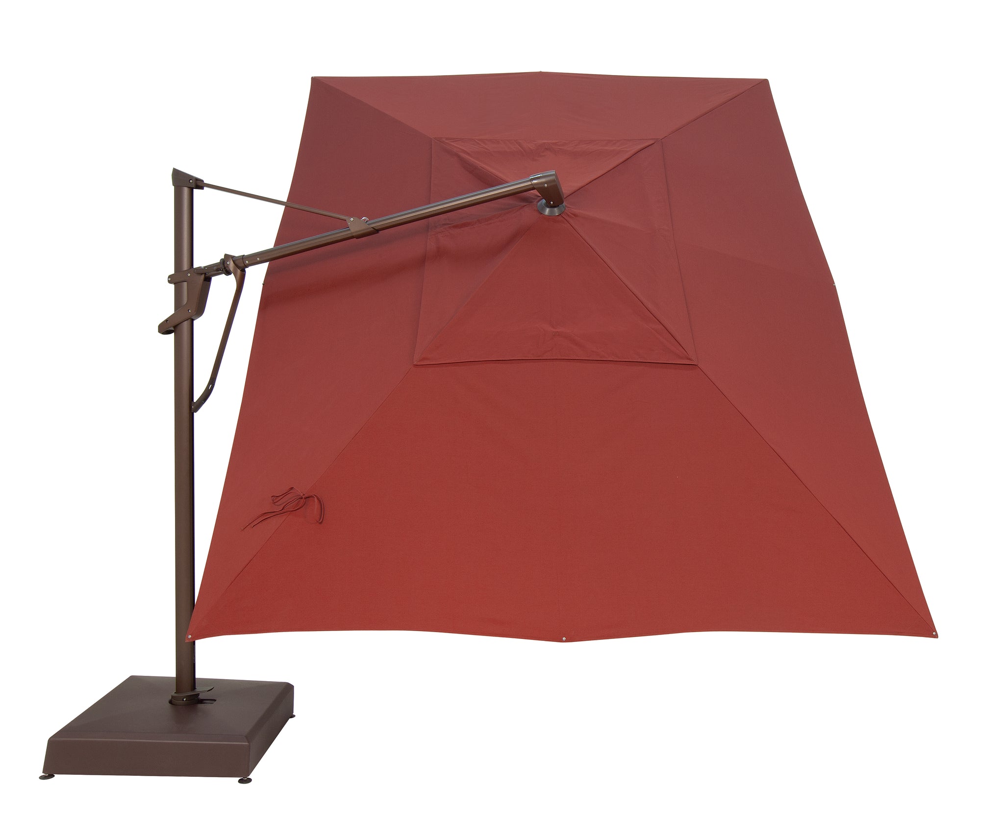 garden treasures red offset patio umbrella Treasure Garden 10' X 13' AKZPRT PLUS Cantilever Umbrella