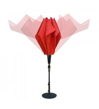 Treasure Garden 10' Lotus Collar Tilt Umbrella Folded