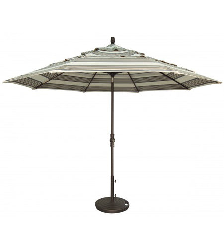11' Collar Tilt Octagon Commercial Use Umbrella front View