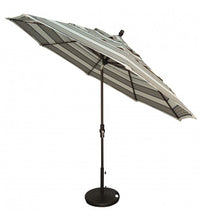 11' Collar Tilt Octagon Commercial Use Umbrella Off White And Ridge Canyon Combo