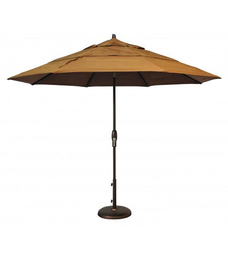 11x8 patio umbrella Treasure Garden 8'X11' Rectangular Market Umbrella