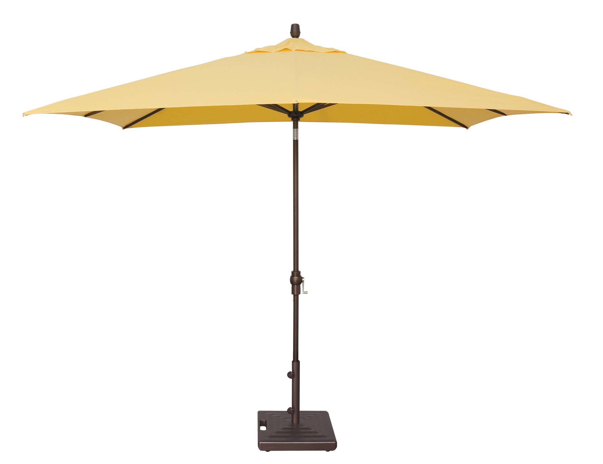 8' x 11' gray rectangular market solar offset patio umbrella 8x10' Rectangular Auto Tilt Market Umbrella – The Patio Galaxy
