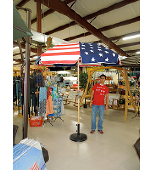 American Flag Umbrella With Fiberglass Ribs – The Patio Galaxy