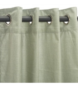 Sunbrella Outdoor Curtain with Nickel Grommets - Cast Oasis