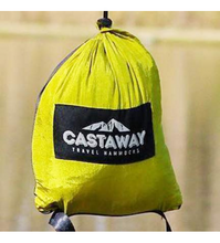 Castaway Single Travel Hammock Attached compression Storage Bag