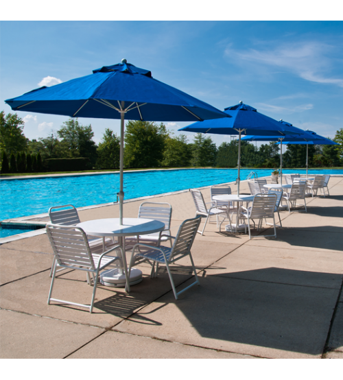 9 FT Commercial Market Umbrella With Crank, No Tilt – The Patio Galaxy