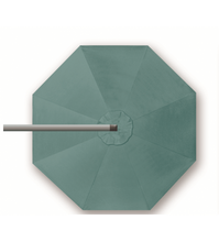 Shademaker 13'1" Octagon (Round) Orion Cantilever Sea Green