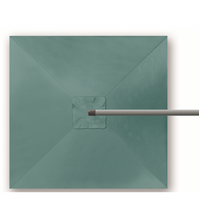 Shademaker 11'5" Square Polaris Cantilever Green Umbrella